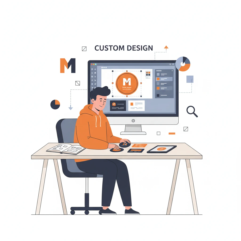 WulfCustom Designprozess - Individueller Projektentwurf für magnetische Visitenkarten